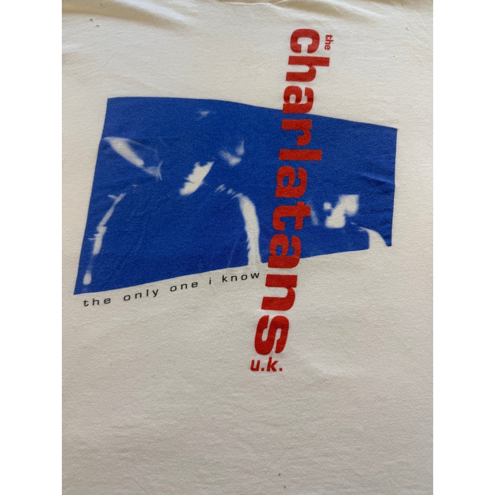 Vtg The Charlatans UK The Only One I Know T-Shirt XL Single Stitch USA Thrashed